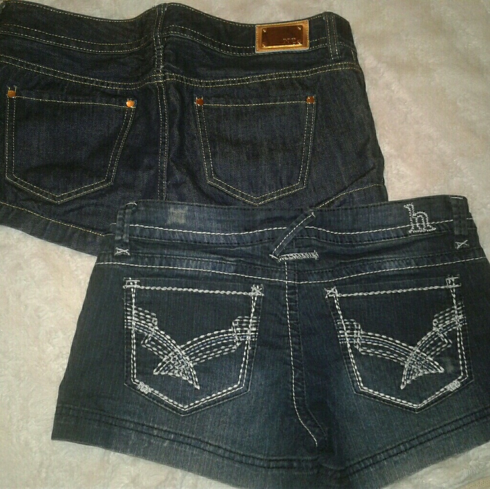 2 pair of jean shorts