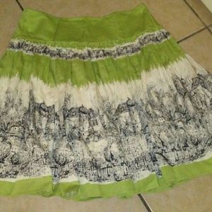 Flowered skirt