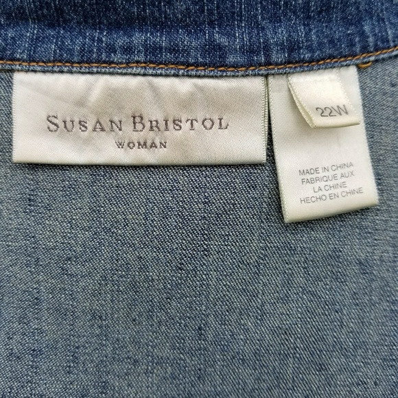 Susan Bristol denim jean jacket - Picture 7 of 8