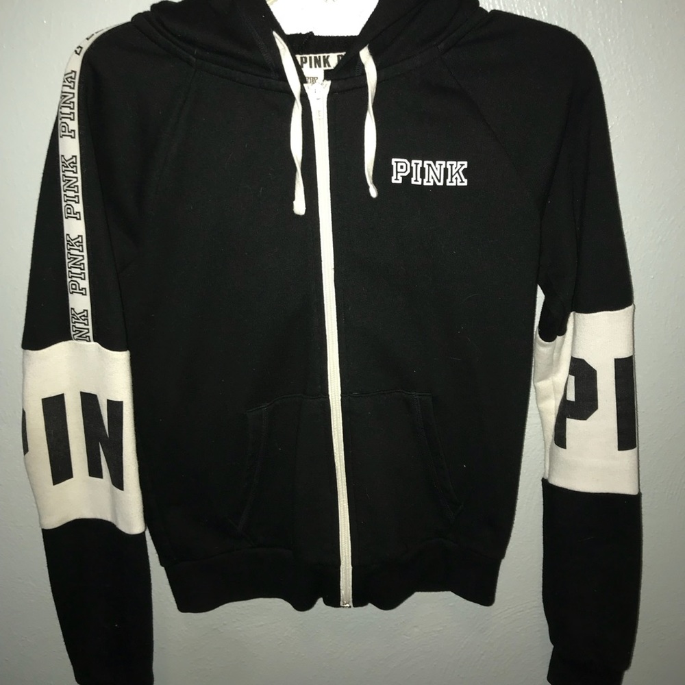 PINK VICTORIA SECRET ZIP UP JACKET