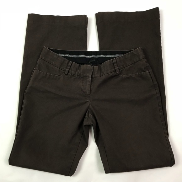 Express Stylist Brown Pants Size 4 - Picture 2 of 6