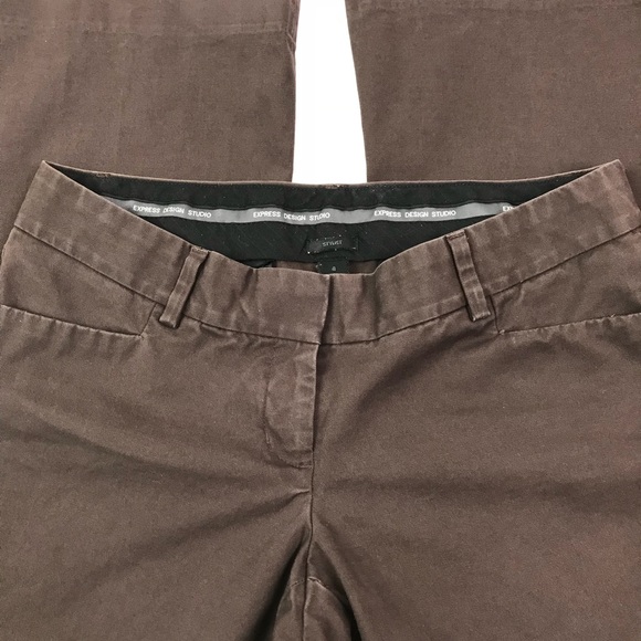 Express Stylist Brown Pants Size 4 - Picture 3 of 6