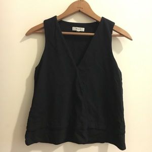 Madewell black sleeveless top