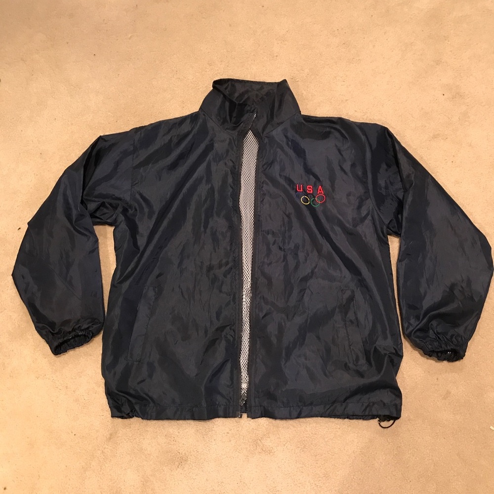 Stitched Team USA Olympic windbreaker