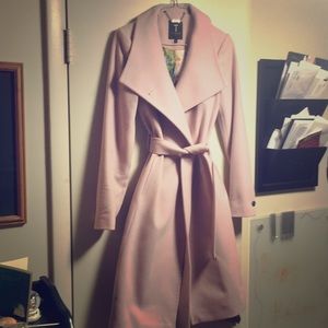 Ted Baker London Pea Coat with Waist Tie