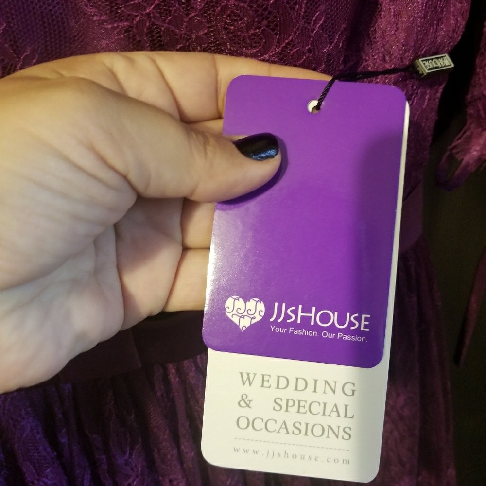 Brand new Holiday Dress in plum - Picture 6 of 6