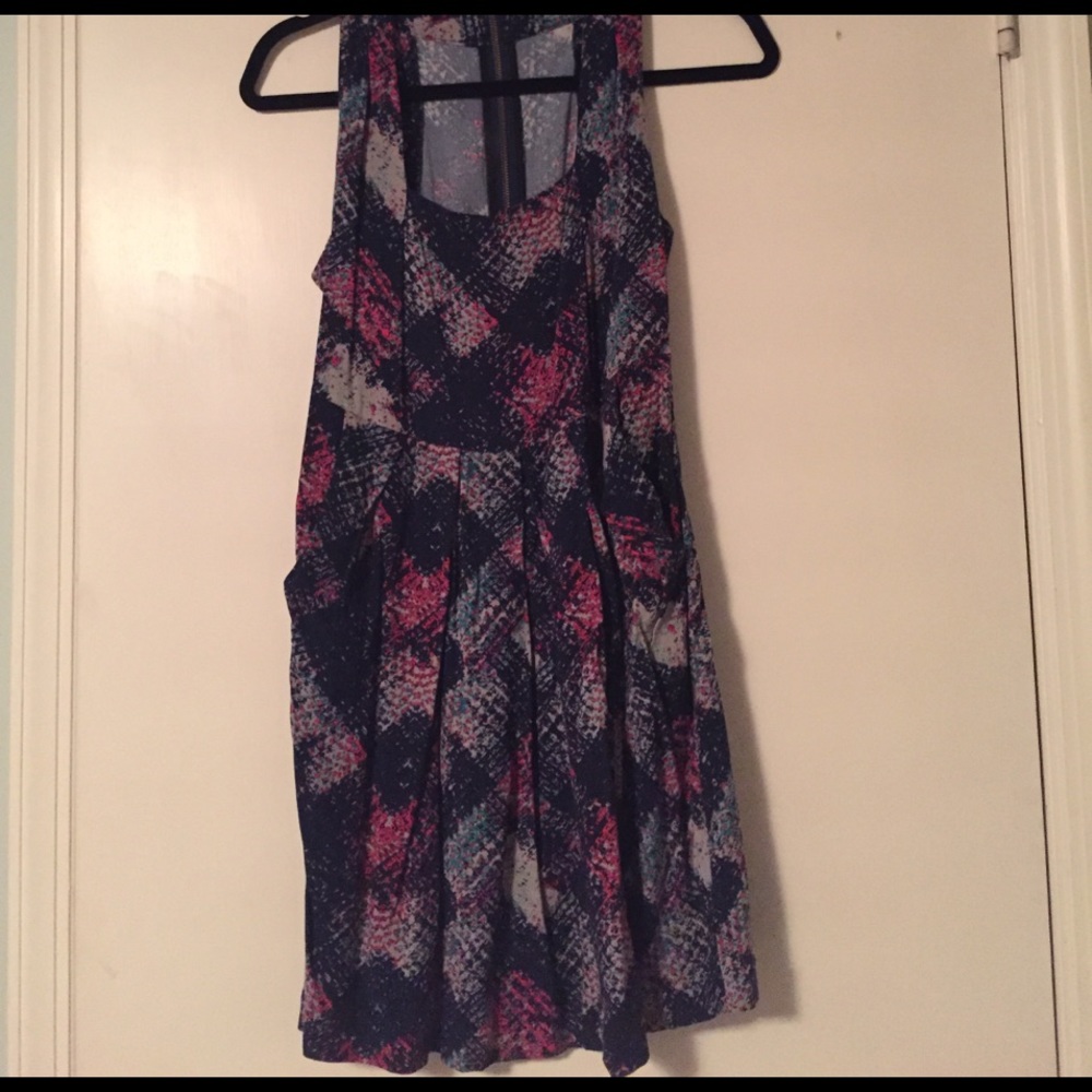 Kimchi Blue Navy Print Dress