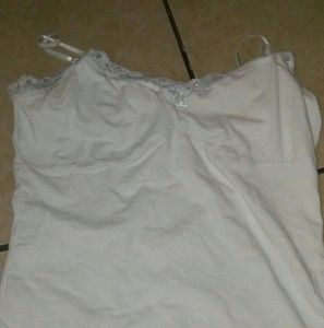 Lace white camisole