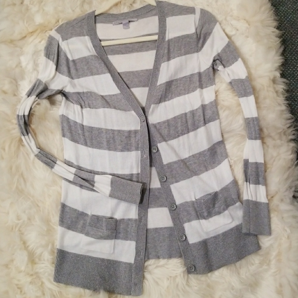 Old Navy striped cardigan