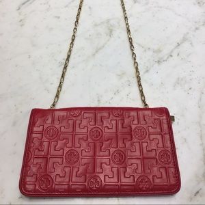 REDUCED Tory Burch Embossed Crossbody Evening Bag