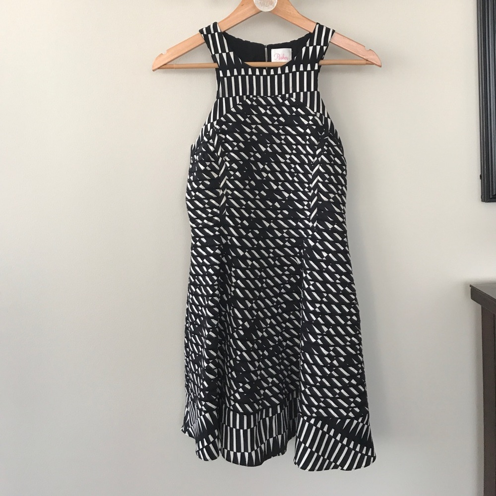 Black and white dress