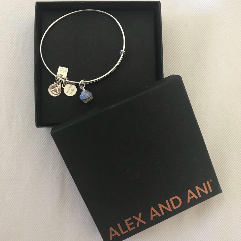 Alex & Ani Cupcake Charm Bracelet