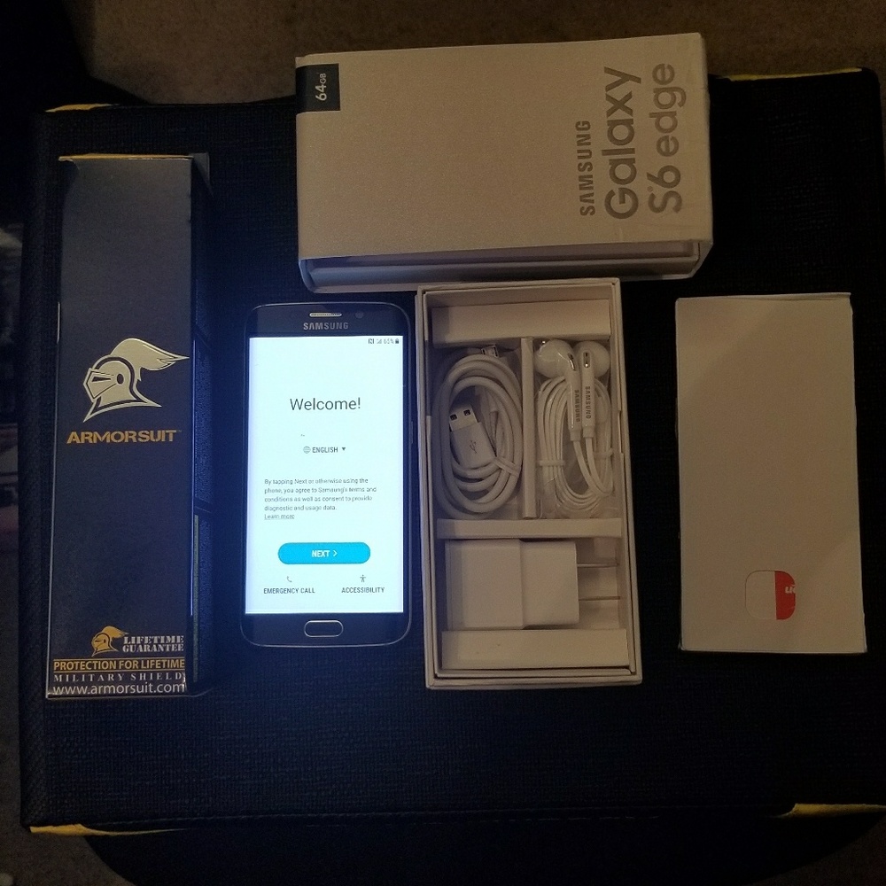 SOLD!! Samsung Galaxy S6 Edge 64GB Black