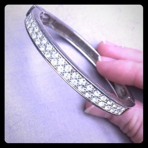 Vintage Silver jeweled bracelet