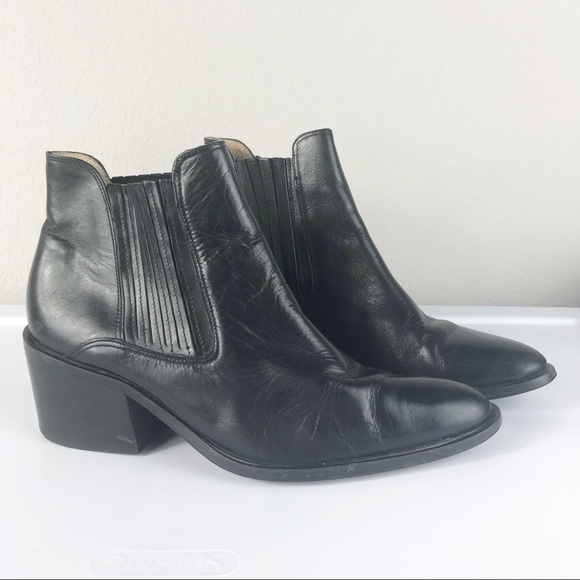Zodiac Shoes - Zodiac Filly black leather Chelsea Ankle Boot