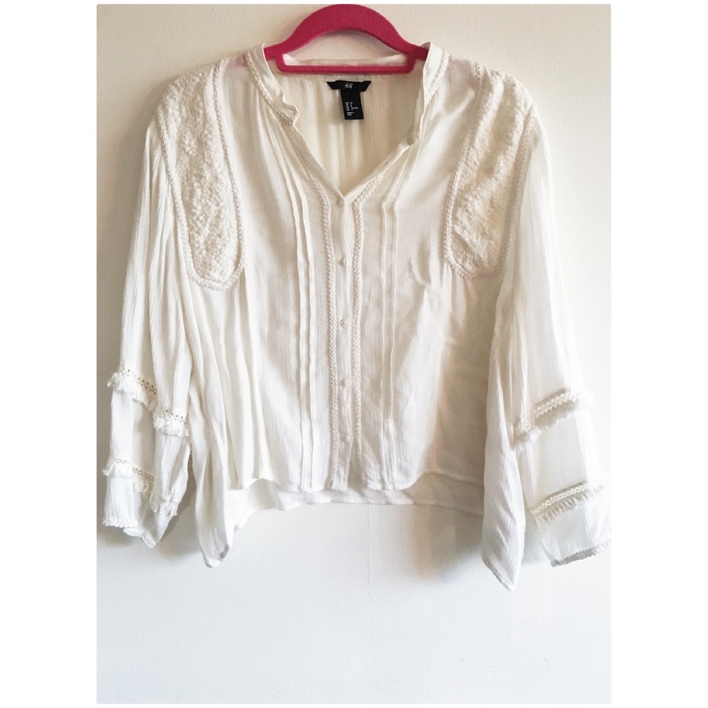 H&M Embroidered Blouse