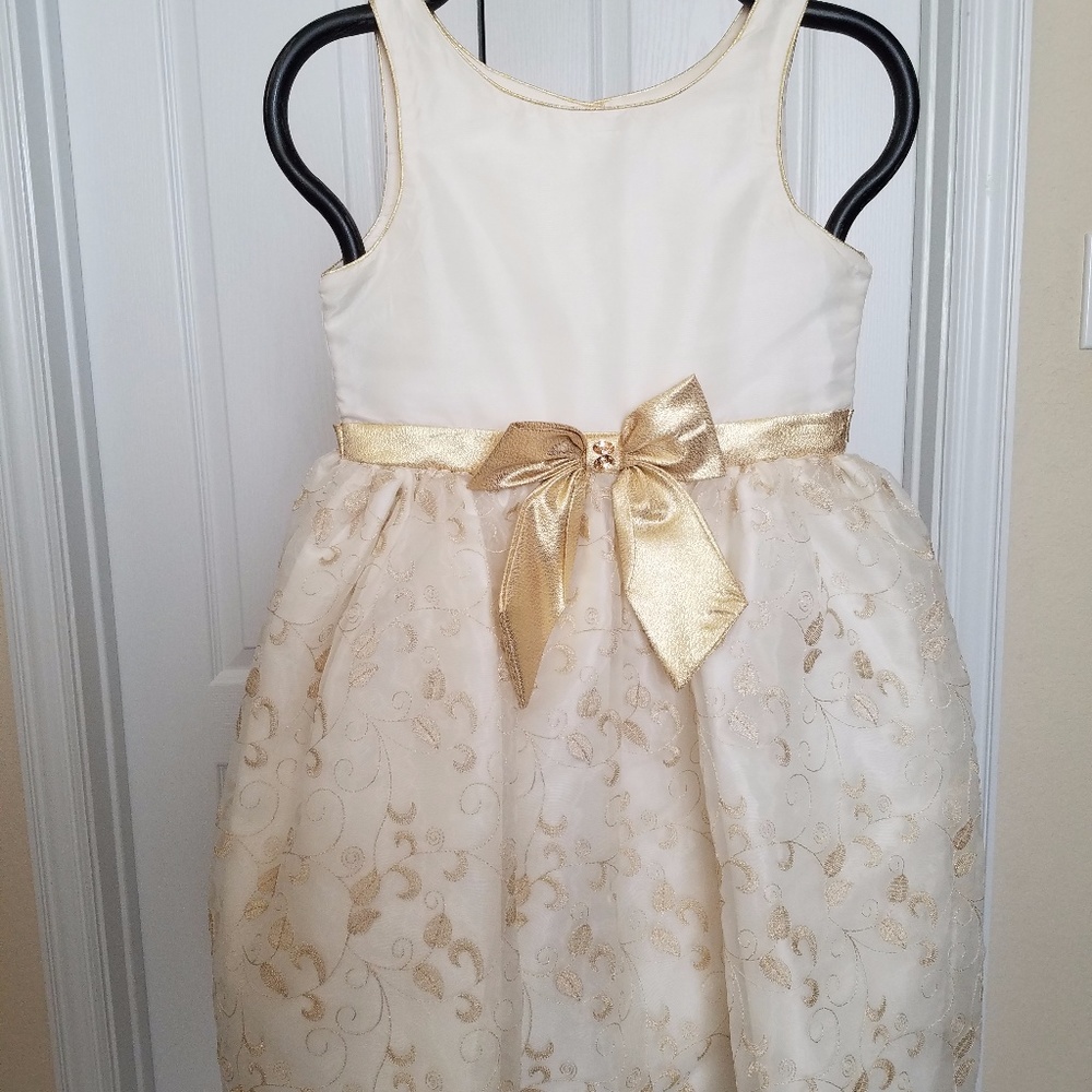 GIRLS HOLIDAY DRESS Used once for pictures.