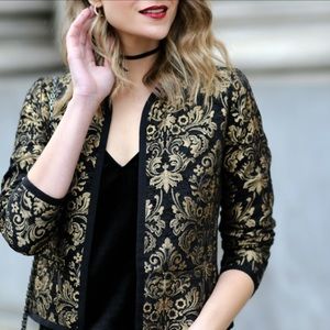 NWT Gorgeous Old Navy brocade open jacket 💄
