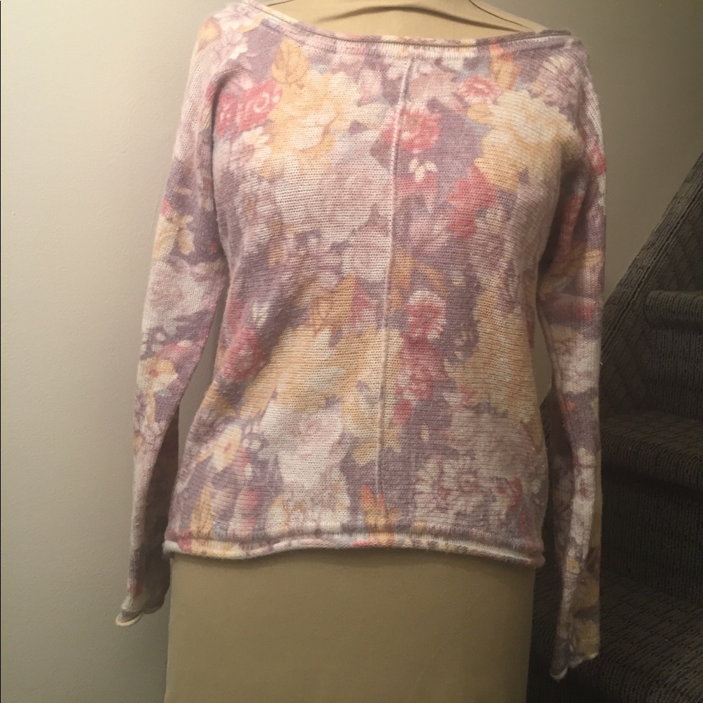Free People pastel sweater