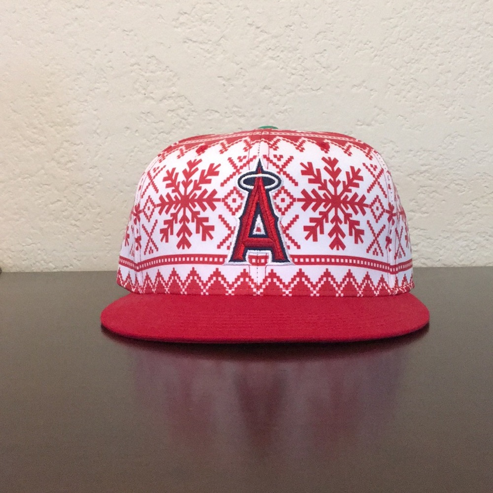 Christmas themed Los Angeles Angels SnapBack