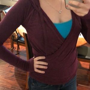 Athleta Wrap Sweater/Hoodie