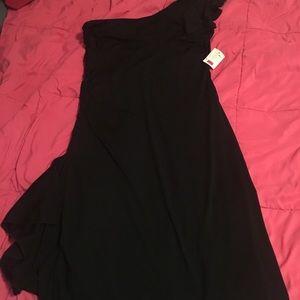 Little One Sleeve Black Dress