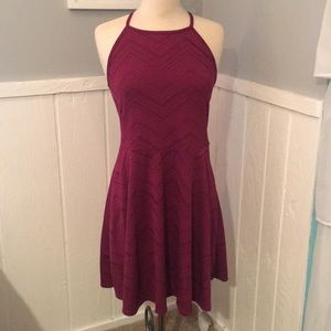 Purple A-Line Dress