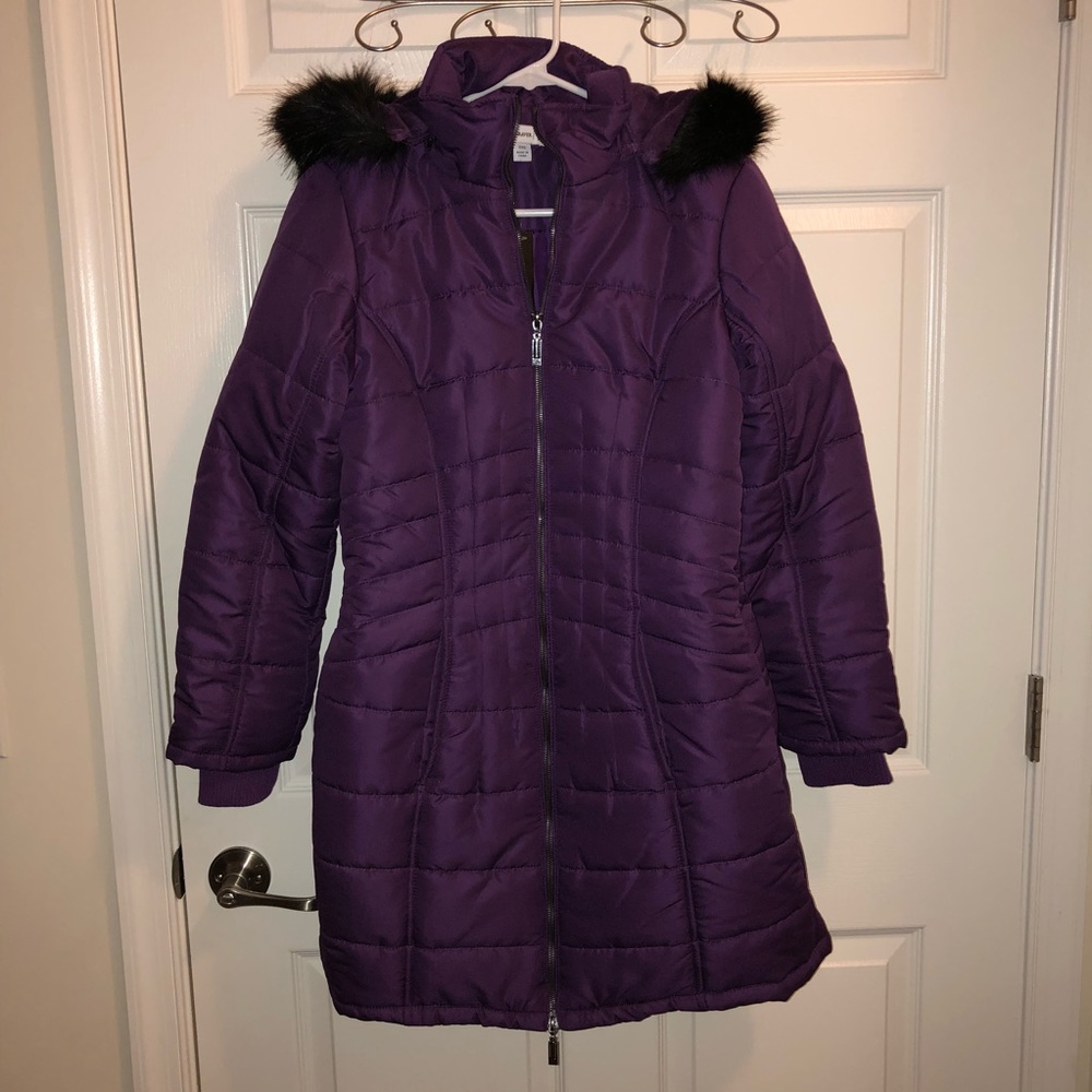 Women’s Purple Winter Coat XXS NWT, never worn