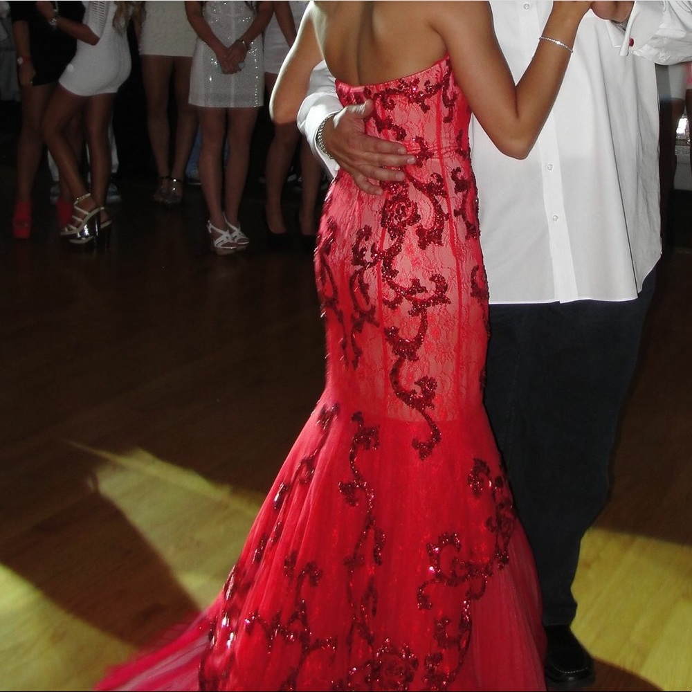 Red Sherri Hill Dress