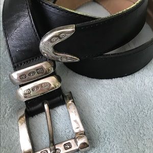 Unisex leather belt
