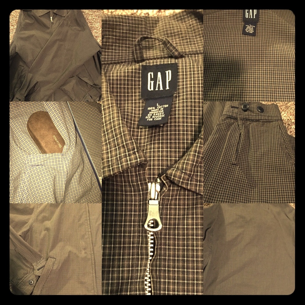 Used - Plaid GAP Jacket 100% Cotton