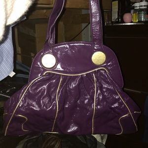 Purple handbag