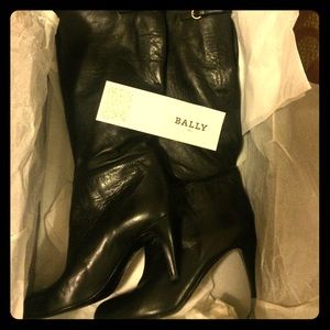 Bally Leather Black Boots