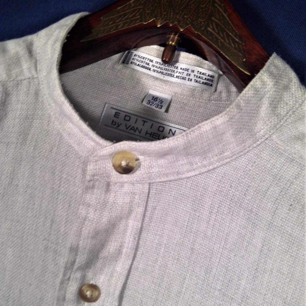 Editions by Van Heusen White 16 1/2 32/33 Shirt