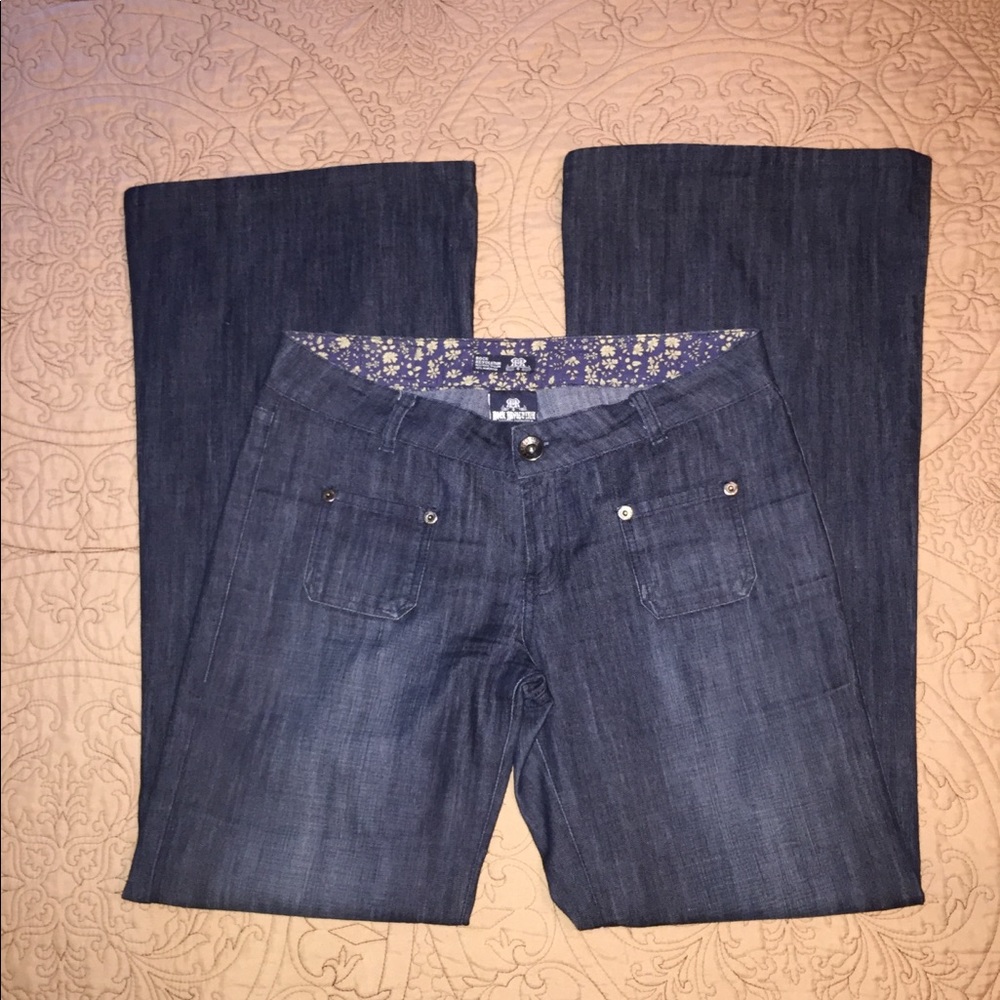 Rock Revolution Wide Leg Jeans Sz 11/30