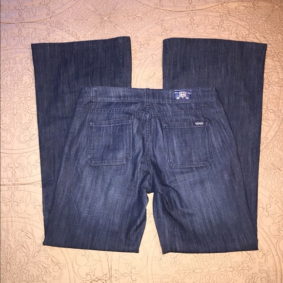 Rock Revolution Wide Leg Jeans Sz 11/30 - Picture 2 of 5