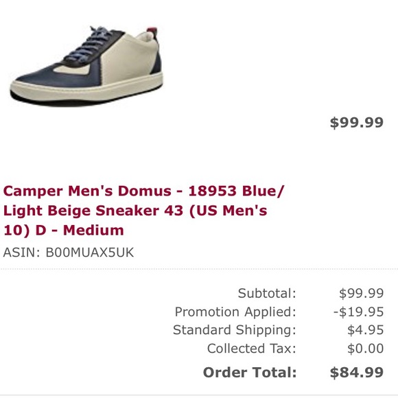 Camper Other - Camper Domus Blue/light beige size 10