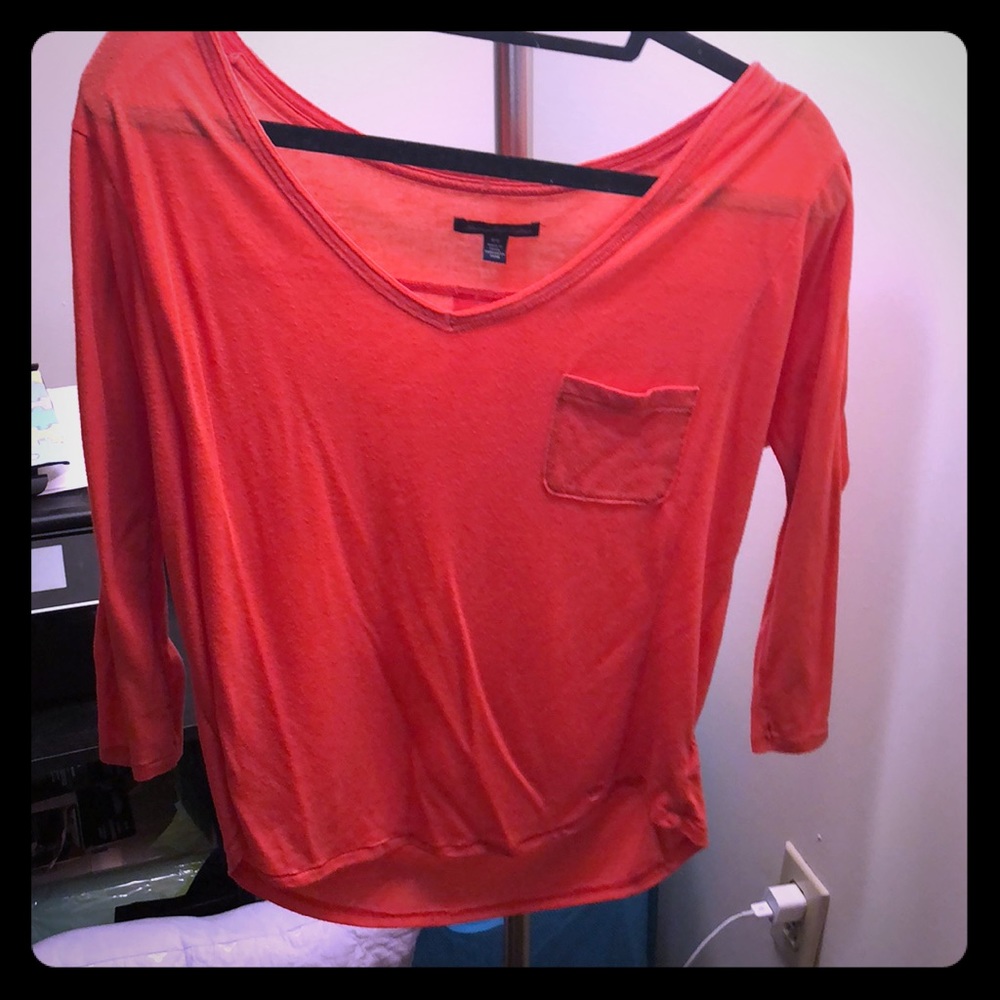 Coral shirt