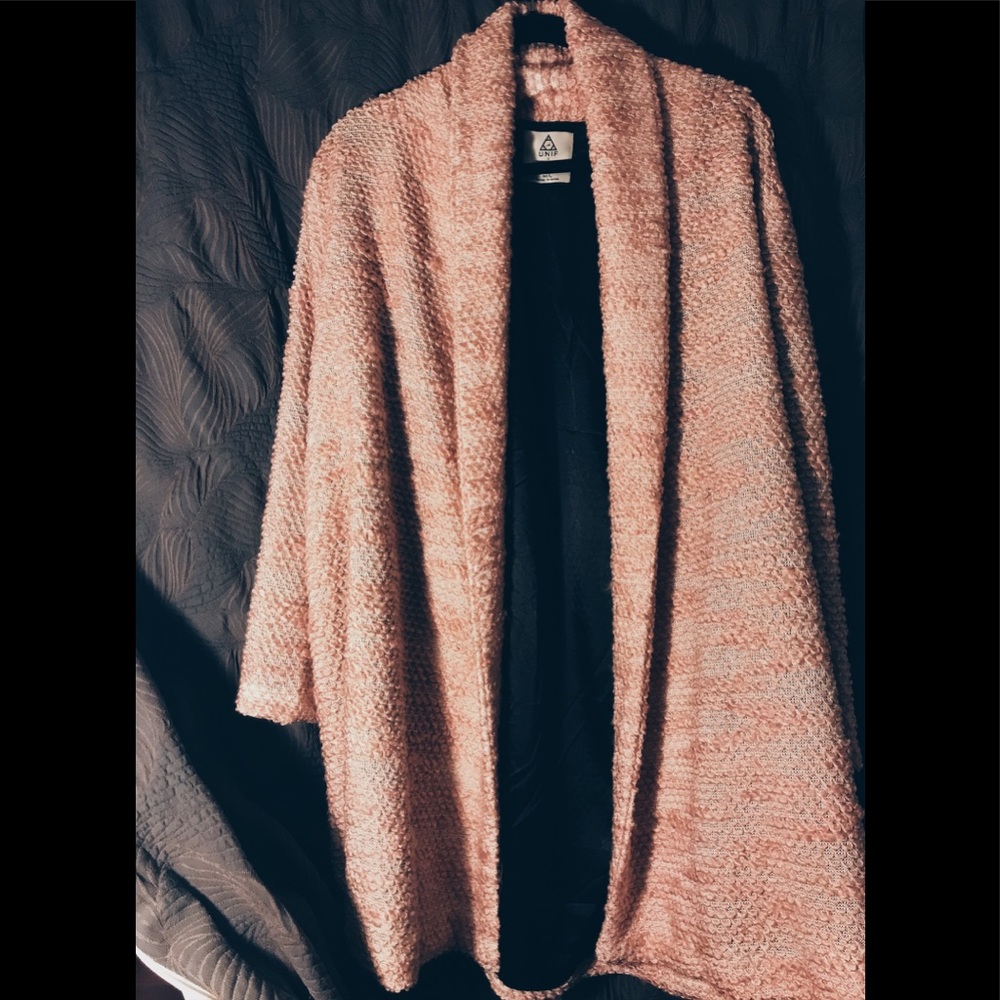 Urban Outfitters Millennial Pink Open Coat