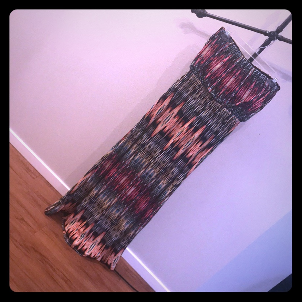 Strapless summer dress