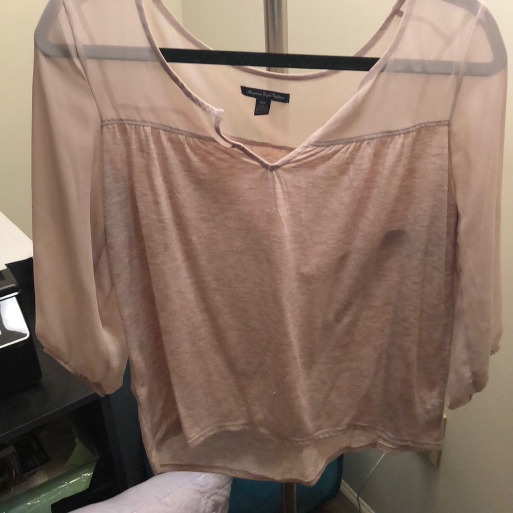Peach shirt