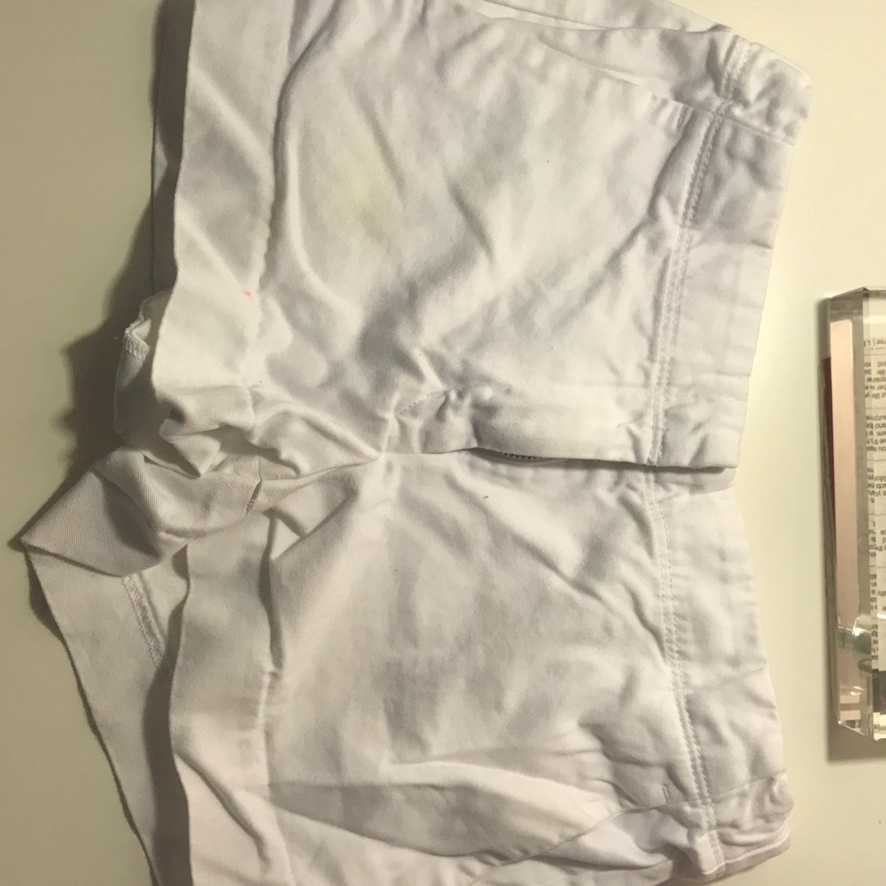 crewcuts girls size 12 white shorts