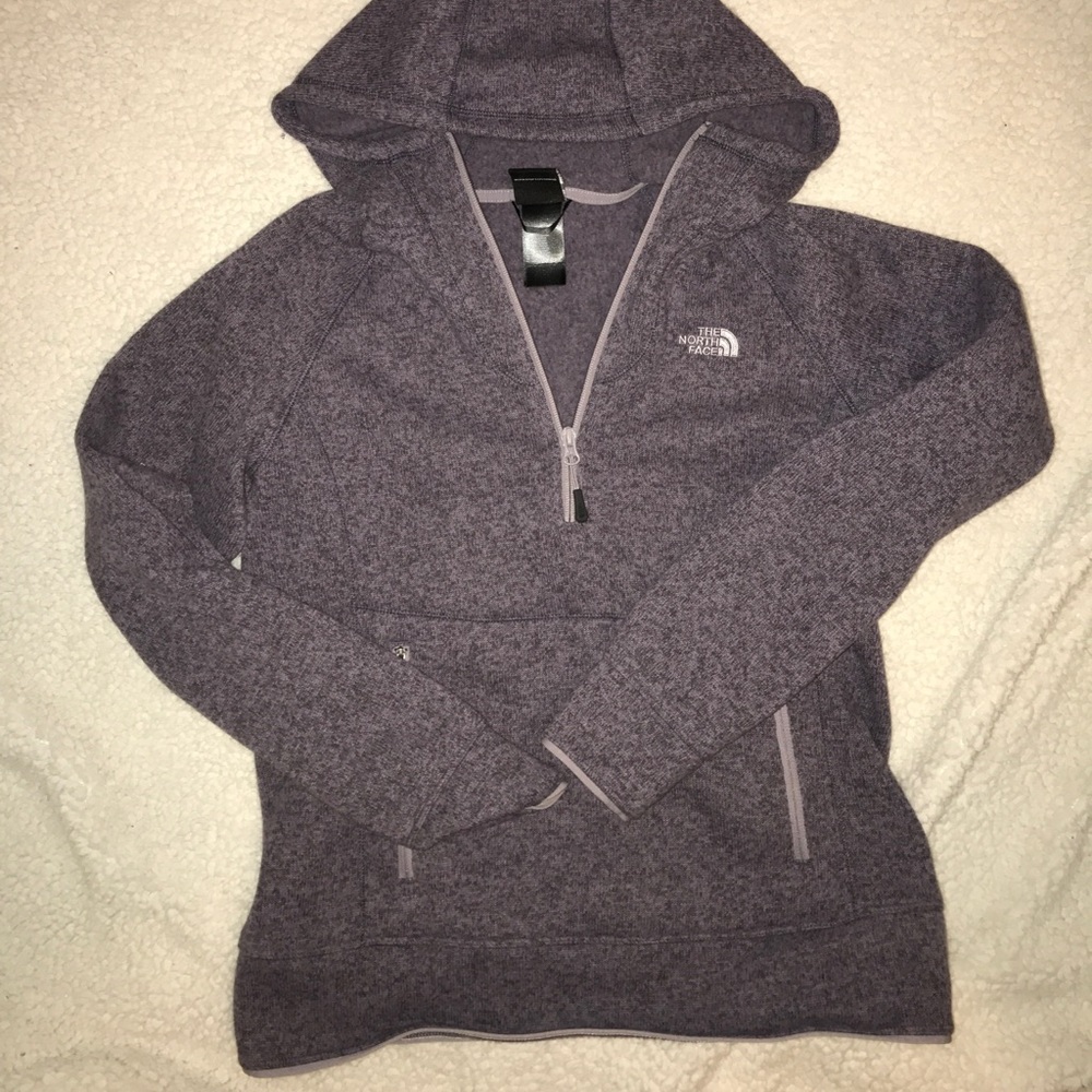 🆕 North Face purple quarter zip