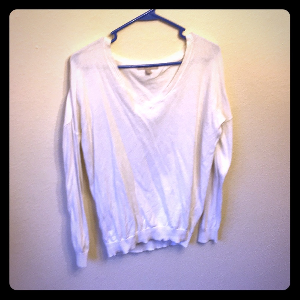 White sweater **COZY**