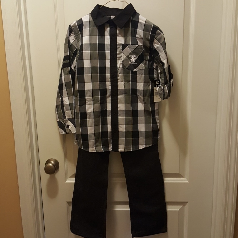 *NWT* Beverly Hills Polo Club Boys 2 Piece outfit