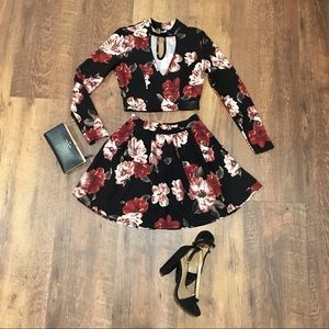 Two-piece skater dress