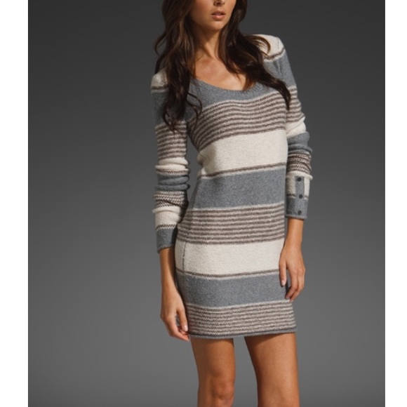 Splendid Patchwork Striped Sweater Dress - Picture 2 of 3