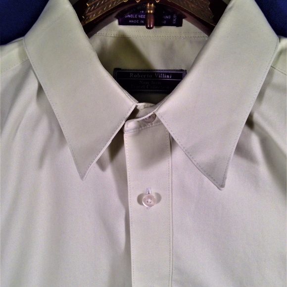 *SOLD*Roberto Villini Men's Light Green Shirt - Picture 2 of 7