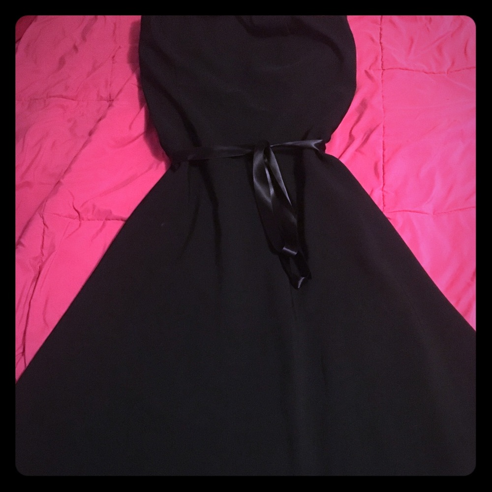 Strapless Black Dress