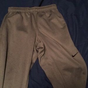 Grey Nike thermal fit sweat pants